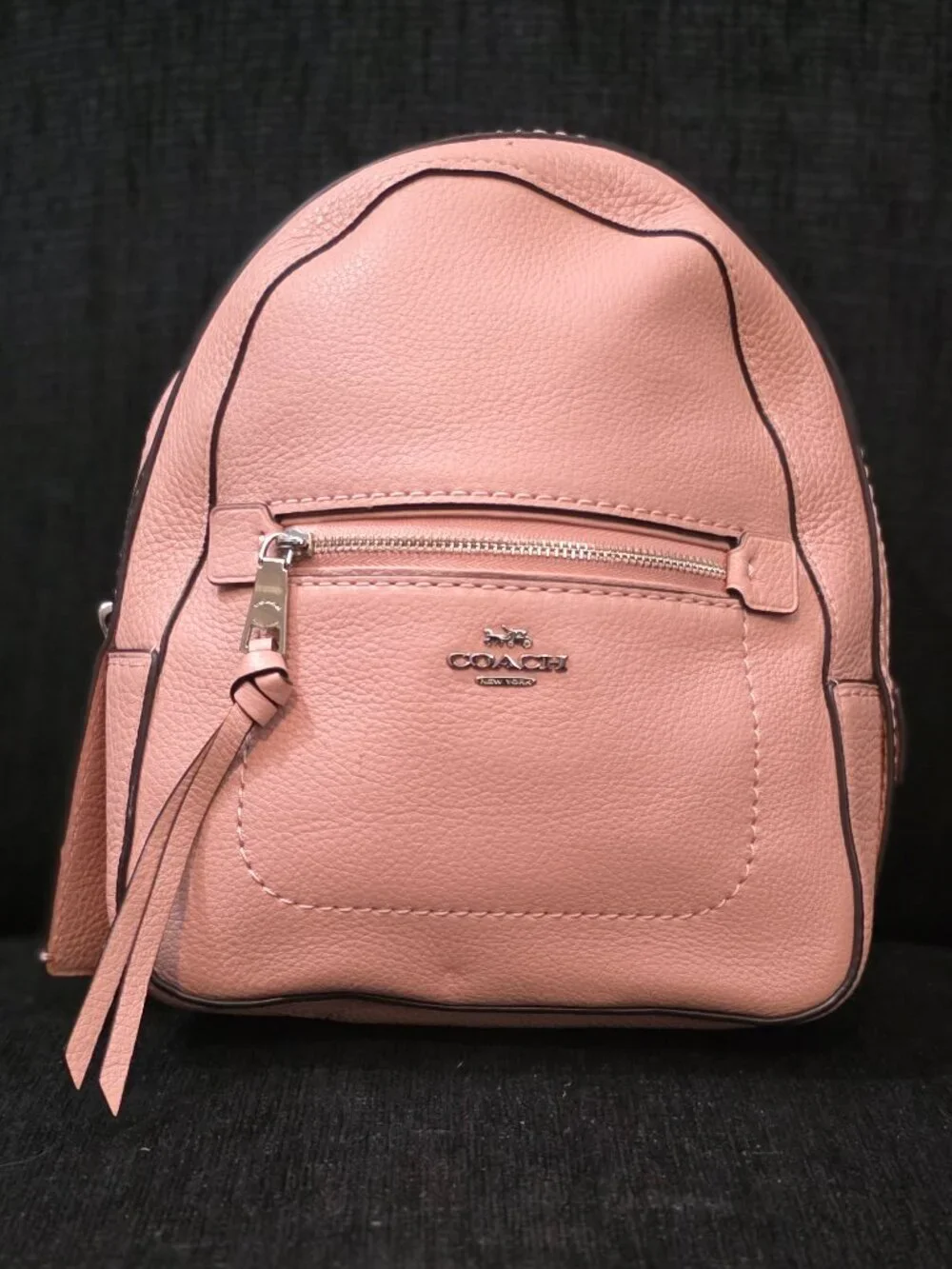 Coach Andi Light Pink Leather Convertible Mini Backpack